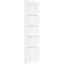 Slab Shaker 5-Panel White Solid Core Wood 80 in. x 24 in. with Jamb Kit-124266734