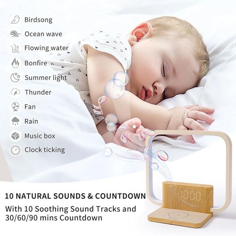 Digital Plastic / Acrylic Electric Tabletop Clock with Alarm