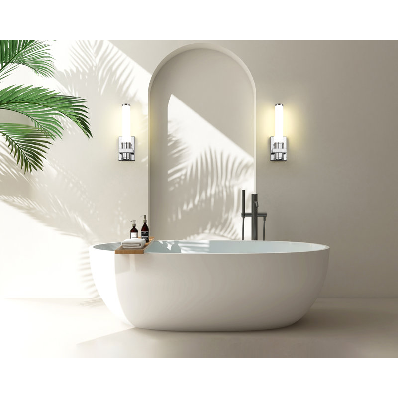 Duggins 1 Light Wall Sconce, Chrome