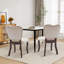 Chaise d'appoint capitonnée (ensemble de 2)-737529451