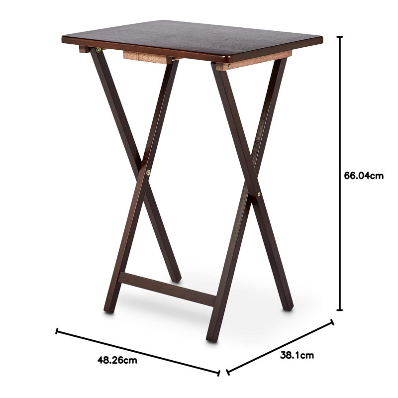 Table-repas pliable Classic Classic, Brun