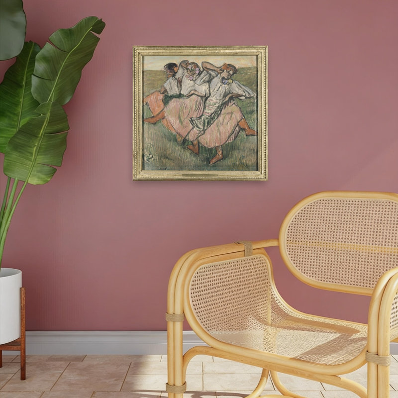 Three Russian Dancers Traditional Contemporary Wall Art Print, 45.72cm H x 45.72cm W