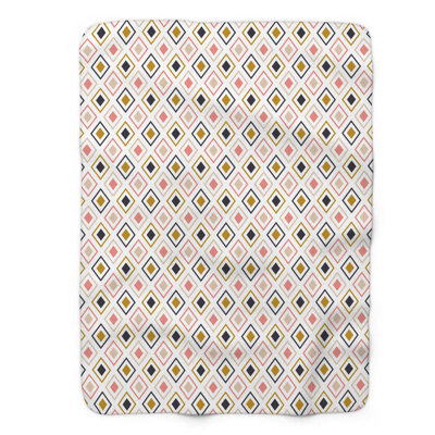 Couverture en sherpa rose 1 pièce