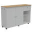 Ensemble de cuisine polyvalent 2 pièces avec beaucoup d'espace de rangement et de travail