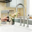 Robinet de cuisine Bridge avec douchette extractible cachée-121259922