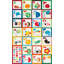 Tapis alphabet rouge/vert pour enfants Rebekah-36499104