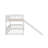Twin Over Twin Bunk Bed With Fence,Ladder And Slide-385059974