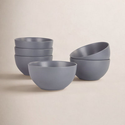 Wazee Matte Stoneware Cereal Bowl