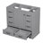 Dancy Bathroom Vanity Without Sink, Cabinet Base Only, Six Drawers-1126119422-1126119417