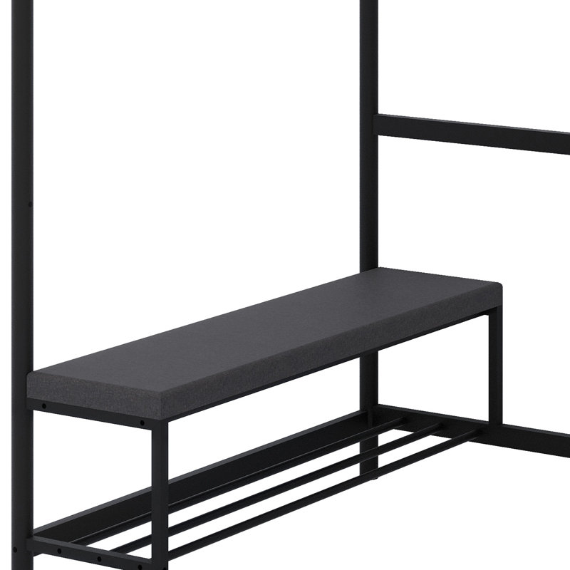 Sturdy Loft Bed Featuring Integrated Storage And Locking Slat Design For Enhanced Stability