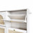 Narrow Design Shoe Organizer with 4 Rattan Doors,hold up to 12 pairs of shoes-117359679