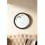 Décoration murale en bois de manguier de style transitionnel 20 po x 1,5 po avec cadre en bois de manguier massif pour salle de bain, console de vestibule, adossée au mur-1539038001
