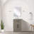 Single Bath Vanity 18 In. D, Acrylic Countertop, 18 In. Mirror And Faucet Set-1762412457-1762412456