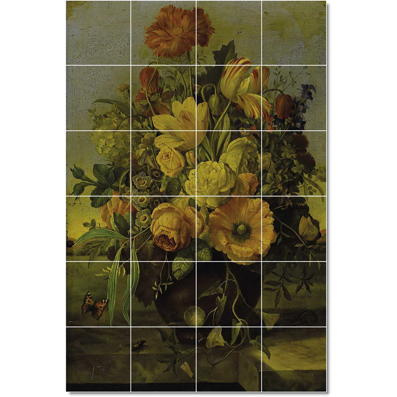 Carreau de peinture murale 32 po x 48 po 8 po x 8 po, Fretter Xaver Petter W22902