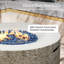 Table de foyer d'extérieur au béton au propane liquide 50000 BTU maximum