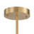 12 - Light Tiered Glass Globe Linear Sputnik Semi Flush Mount
