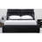 Corso Vegan Leather Sleigh Storage Bed-1504923558-1508626363