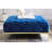 Zermeno 41.73" Wide Velvet Tufted Square Cocktail Ottoman with Gold-Finished Metal Legs-149696468