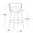 Sone 26" Faux Leather Fixed-Height Counter Stools with Round Footrest-103134001-104619525