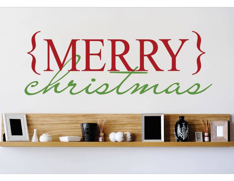 Text & Numbers Wall Decal, 8" H x 20" W x 0.16" D