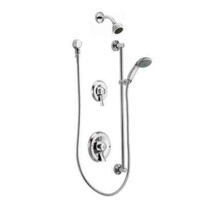 Commercial Pressure Balanced Complete Shower System with Posi-Temp®