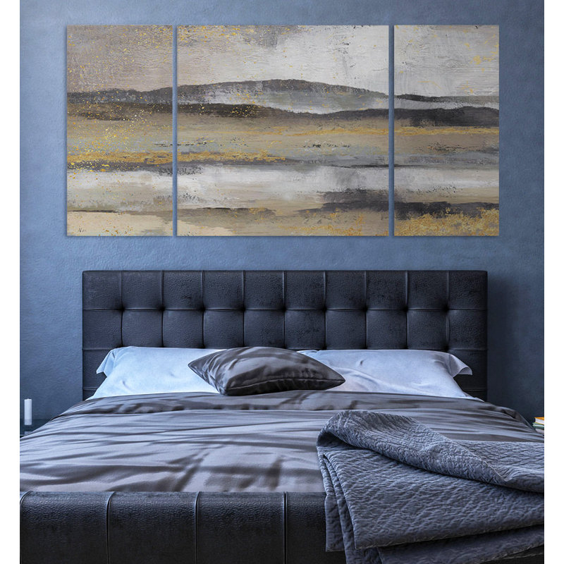 " Rolling Hills " 3 - Pieces, 32" H x 64" W x 1.5" D