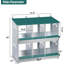 Metal 6-Compartment Chicken Nesting Box – Easy-Clean, Secure Egg Laying-1272106251