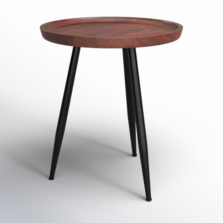 Castiglia Solid Wood Tray Top End Table