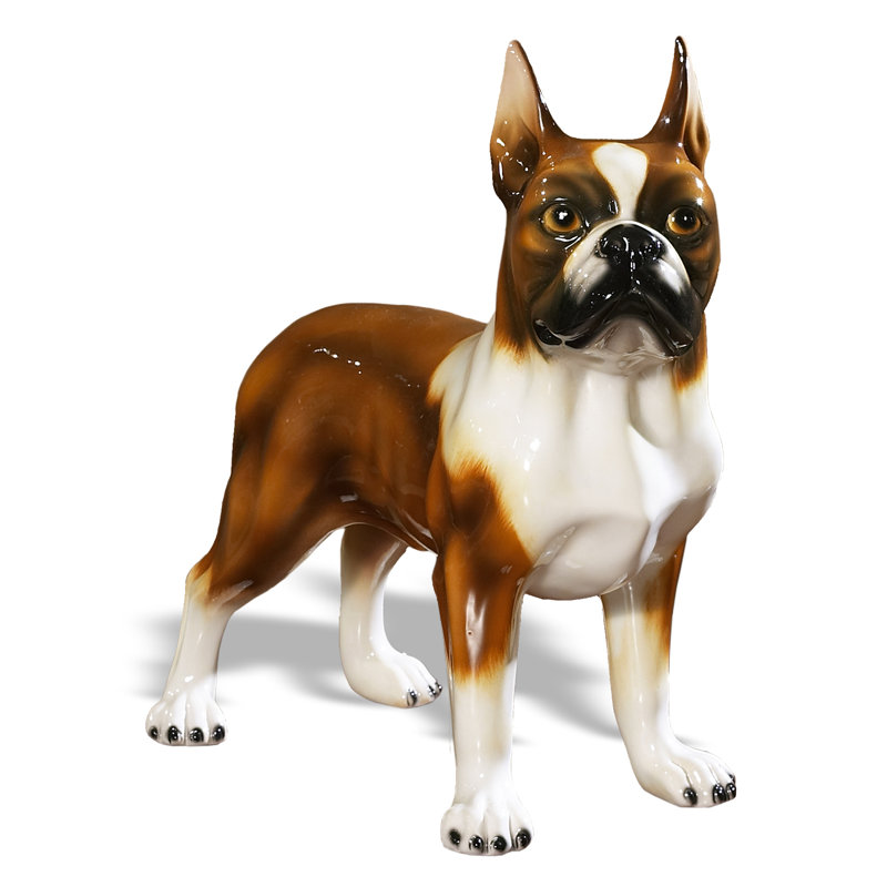 Figurine terrier dog boston