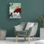 Art mural sur toile tendue - «Wilderness Collage I» de Kim Conway pour décoration de salon, de chambre à coucher ou de bureau - 35 x 47