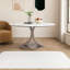 Table de salle à manger en pierre frittée durable, conception moderne pour la cuisine à domicile