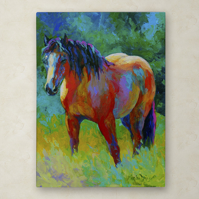 " Buckskin II " by Marion Rose, 19" H x 14" W x 2" D