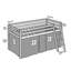 Leonetti Single (3') Loft Bed Mate's & Captain's