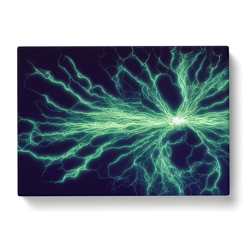 Electricity Art Vol.3 - Wrapped Canvas Print, 35cm H x 50cm W x 3cm D