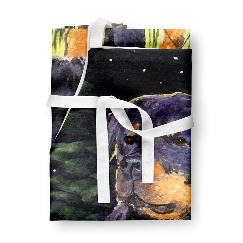 Tablier rottweiler starry night