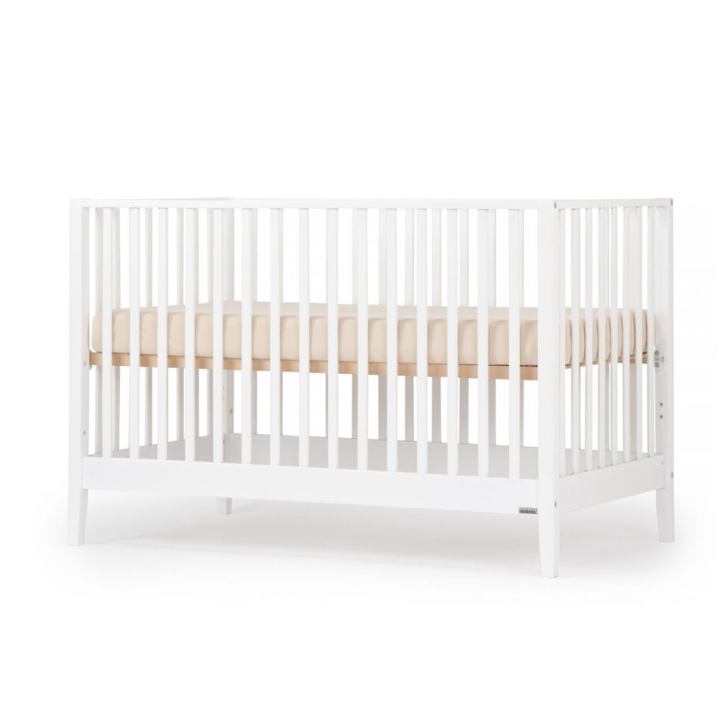 Lala 3 -in-1 Convertible Crib, White