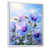 Cadre flottant blanc