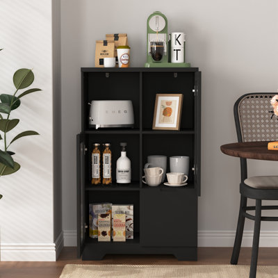 Floor Cabinet with 2 Glass Doors