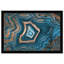«Blue Abstract Geode» par Oliver Gal - reproduction-68786507-68786516