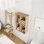 Petites tablettes de rangement murales de 24 pouces, convenant à une petite salle de bain, un bureau ou une pièce de rangement