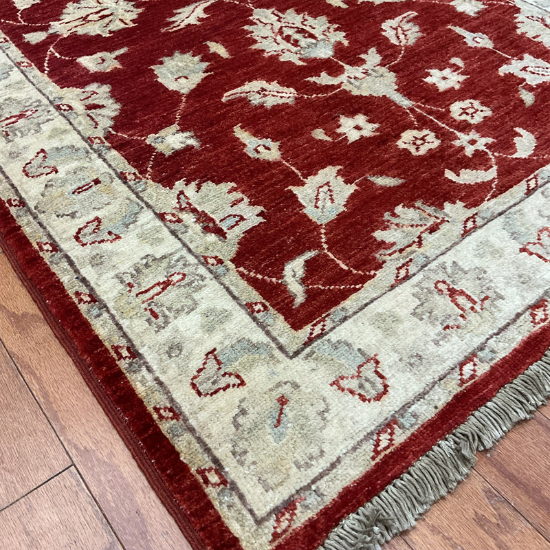  Handmade Oushak Wool Rug