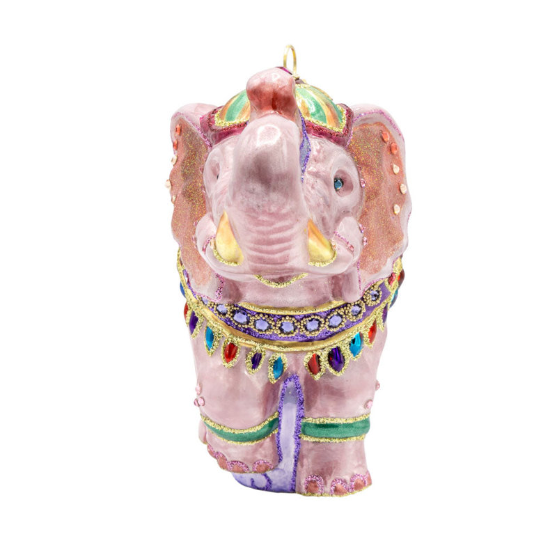 Ornement opulent éléphant