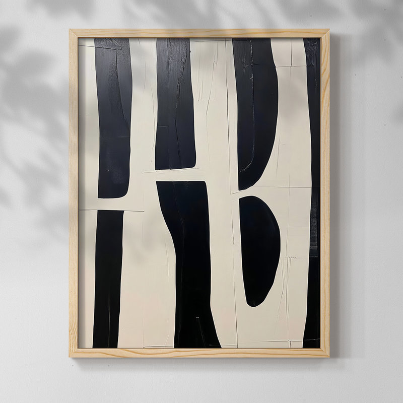"ABSTRACT Series DCL XXXVI" par J Paul, Naturel / naturel, H 11 po x l 9 po