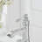 Single-Hole Single-handle Bathroom Faucet with Drain Assembly-63596481