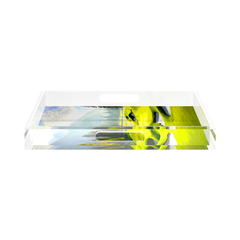 Decorative Tray, 2" H x 15" W x 15" D