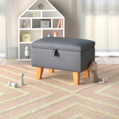 Artus 49cm Wide Rectangle No Pattern Ottoman with Storage