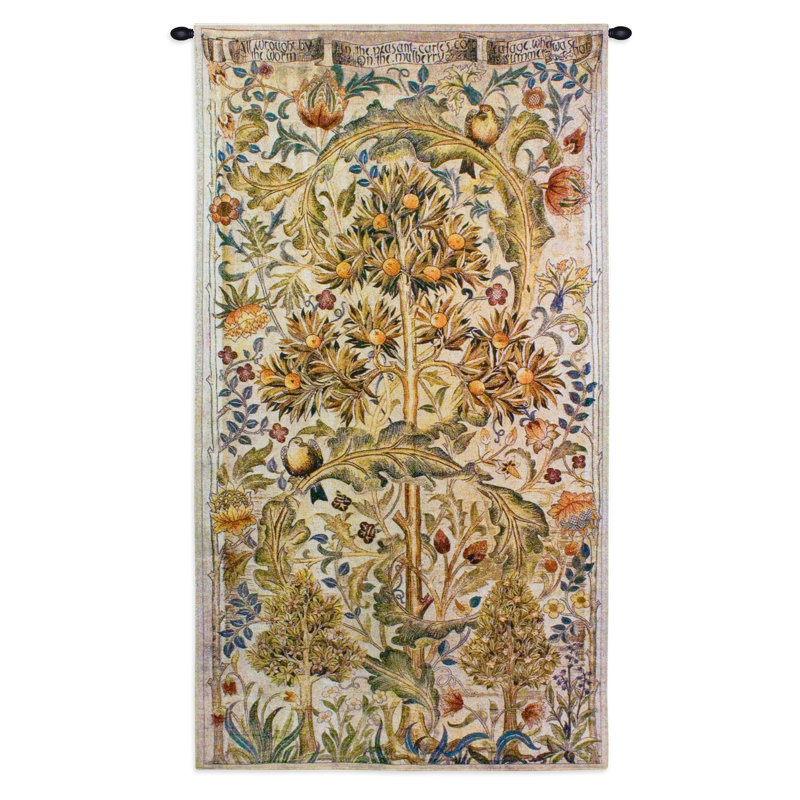 Tapisserie florale coing d'été
