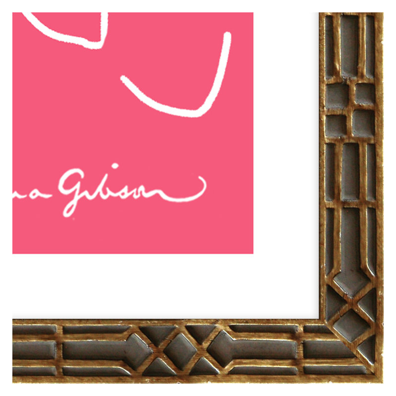 Chrysanthemums Giclee Print by Dana Gibson, Brown, 33.5” H x 33.5” W x 1.5” D