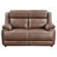 Brun foncé, rembourré, et, 2, confort luxueux, accoudoirs à plateau-coussin, siège décontracté