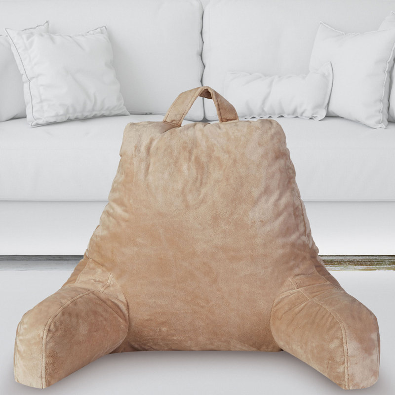 Throw Pillow, Taupe, 16" H x 13" W x 9" D
